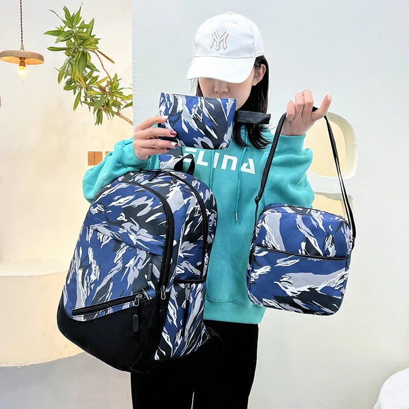 Premium Camouflage Backpack with Ample Storage Pockets and Breathable Design