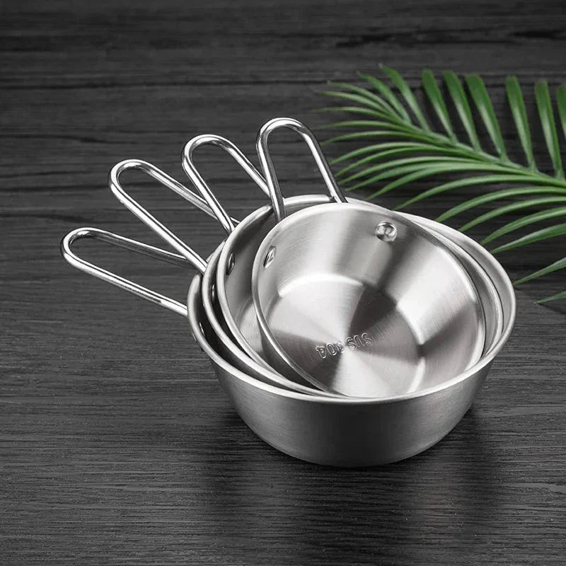 Elegant gold plated stainless steel serving bowls in various sizes, perfect for soups, salads, and more