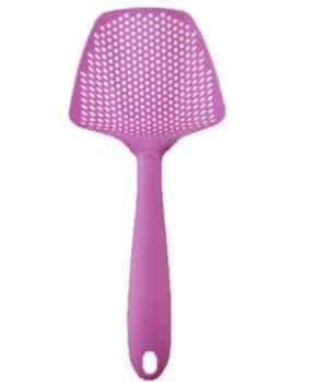 Eco-Friendly Lightweight Nylon Collapsible Strainer in Black, Green, and Blue colors