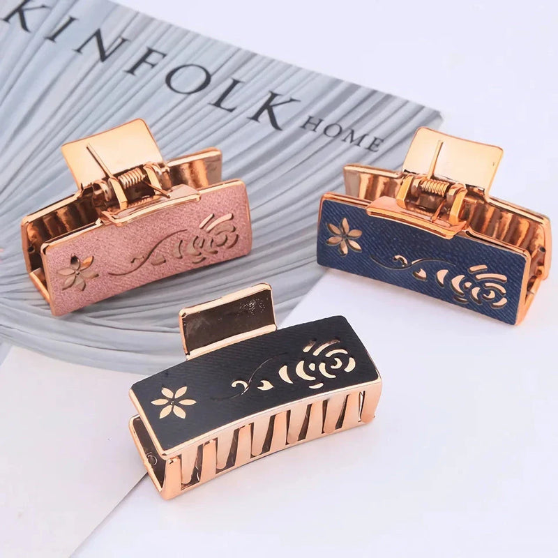 Hhomeenjoy Elegant Floral Hair Claw for Stylish Women