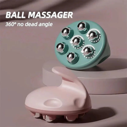 Full-Body Relaxation Massage Roller in Blue Color for Slimming, Muscle Relief, and Relaxation