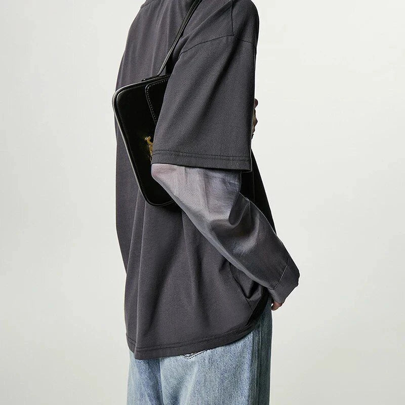 Cozy autumn-inspired cotton tee with bear print and embroidered details for a stylish and comfortable look