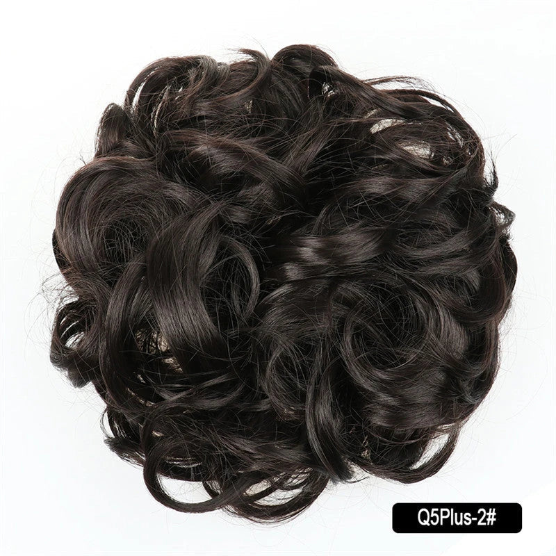 Messy Chignon Donut Hair Bun Pad - Effortless Elegance Hair Accessory for Stylish Buns