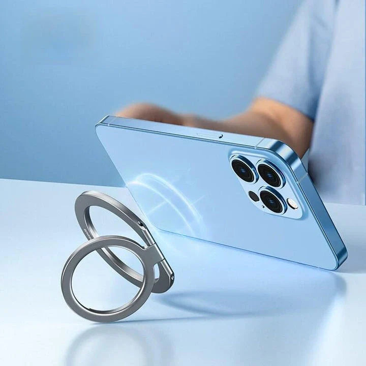 Magnetic Finger Ring Holder - Universal Smartphone Stand and Grip for iPhone, Samsung, and other devices