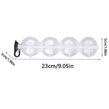4-Hole Ice Ball Mold for Whiskey, Cocktails, and Other Chilled Drinks