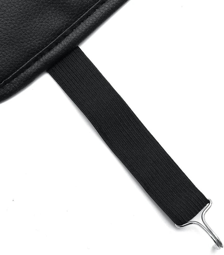 Luxury multi-pocket leather car back seat organizer in various colors for improved organization and style in your vehicle