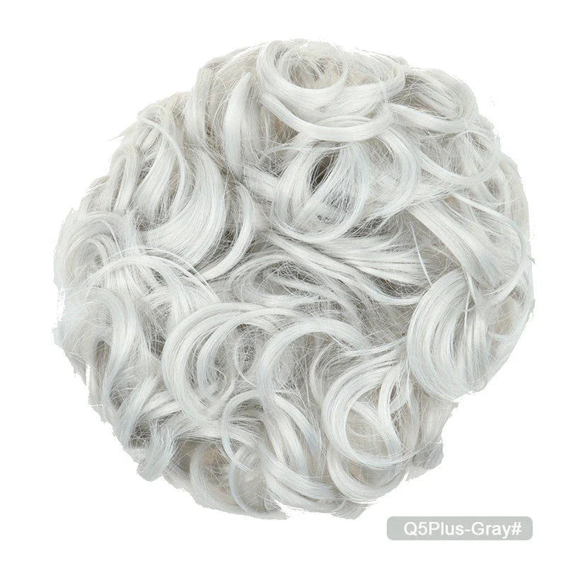 Messy Chignon Donut Hair Bun Pad - Effortless Elegance Hair Accessory for Stylish Buns