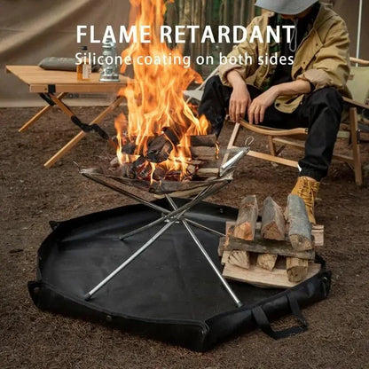Trendha Fireproof Hexagonal Mat for safe and convenient outdoor activities like camping, barbecues, and more