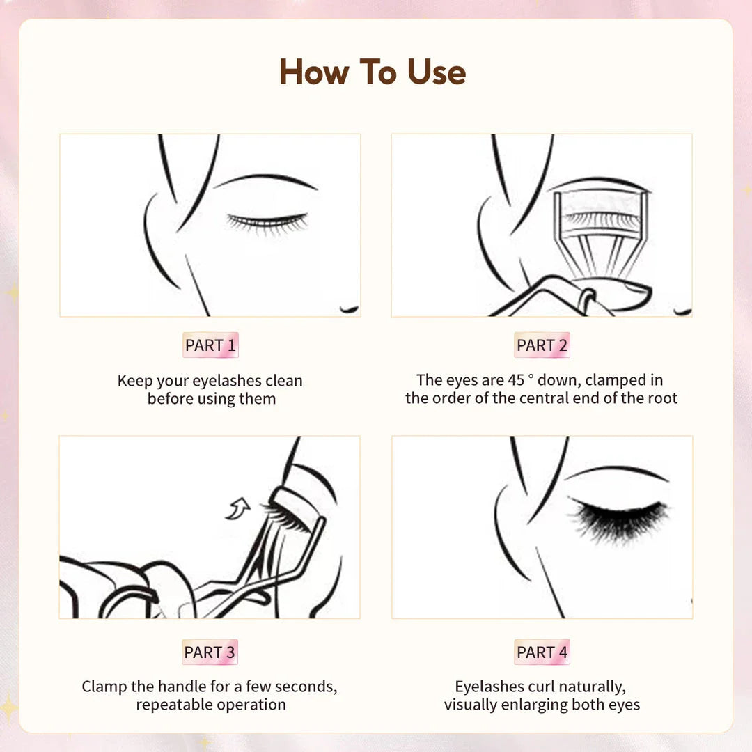 Premium Rose Gold Eyelash Curler for Effortlessly Curled, Voluminous Lashes
