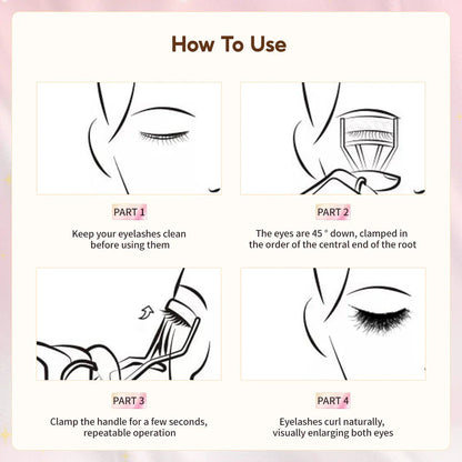 Premium Rose Gold Eyelash Curler for Effortlessly Curled, Voluminous Lashes