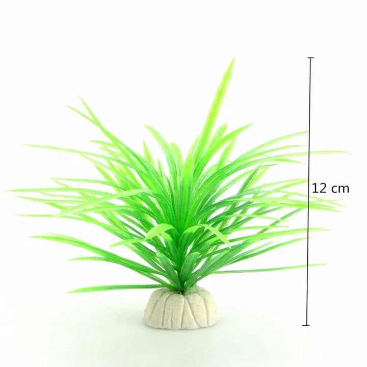 Premium artificial seaweed with lifelike fronds, designed for low-maintenance aquarium decoration