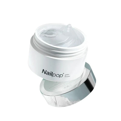 Nailpop Solid Nail Patch Gel - Transparent, long-lasting adhesive for professional-looking nail tips at home