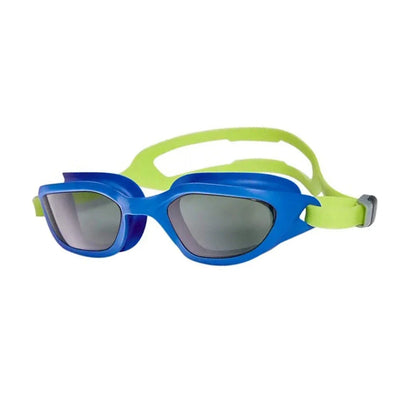 Premium swimming goggles with anti-fog coating for clear underwater vision and comfortable fit