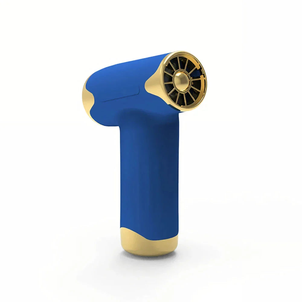 Cordless Travel Hair Dryer with 4 Customizable Airflow Settings, Rechargeable Battery, and Compact Design