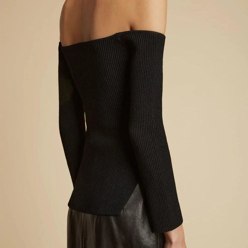 Hhomeenjoy US Cozy & Chic Knit Sweaters with Trendy Slash Neck Design
