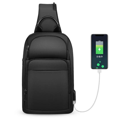 Premium Waterproof Crossbody Bag for Men - Functional Oxford Fabric Design
