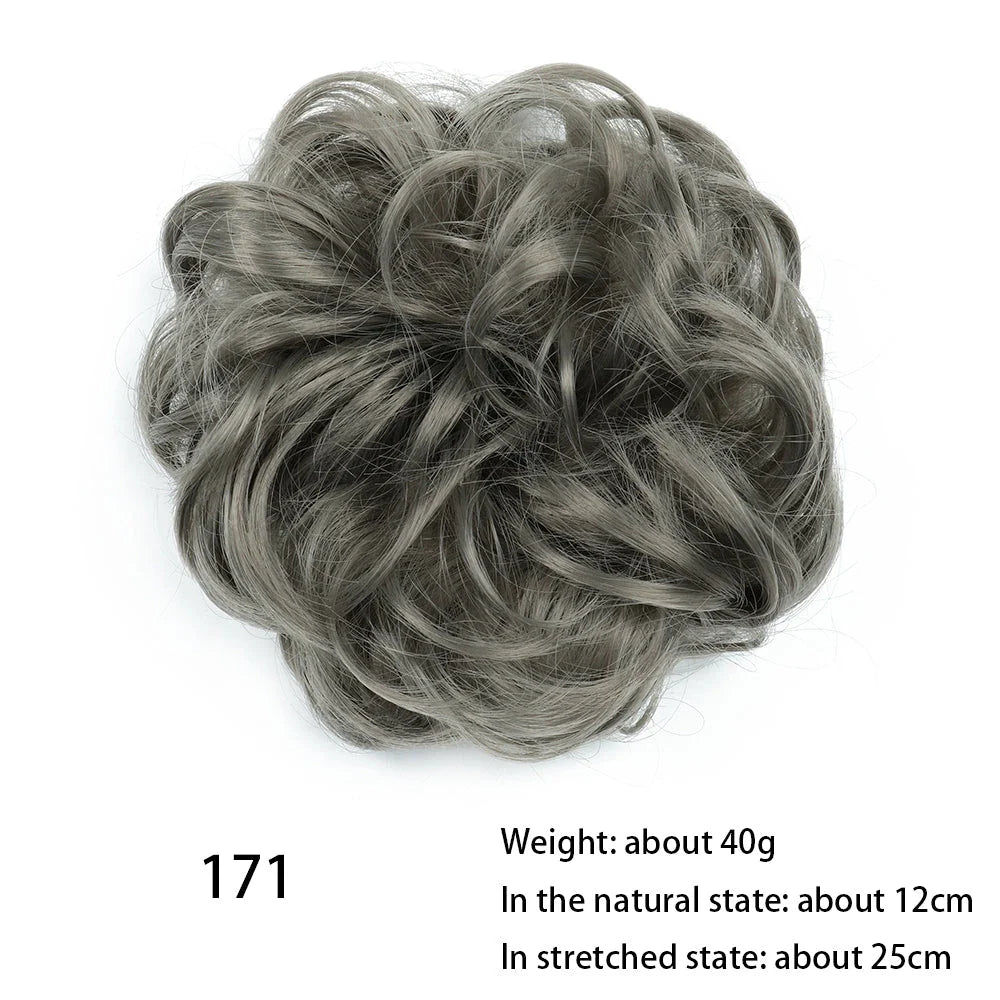 Messy Chignon Donut Hair Bun Pad - Effortless Elegance Hair Accessory for Stylish Buns