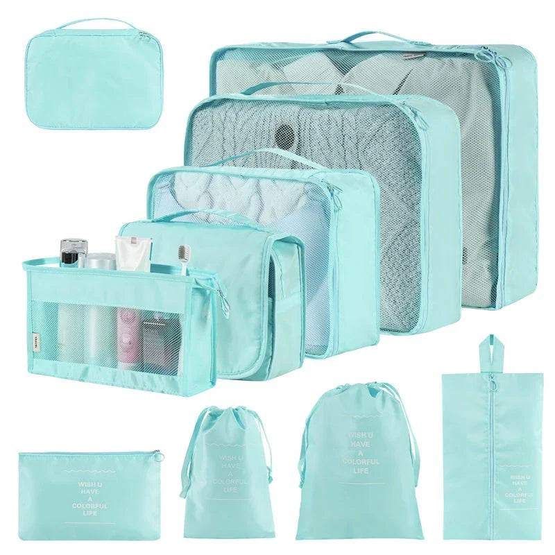 Stylish and practical home storage bags in various solid colors, designed to neatly organize your closets, shelves, and living spaces.