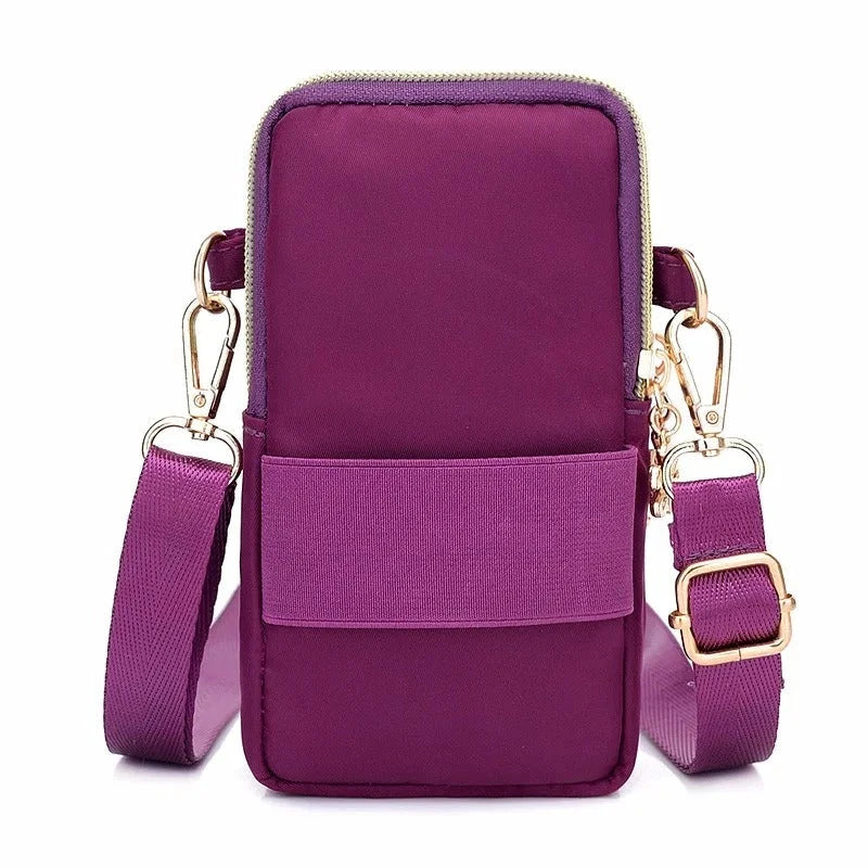 Hhomeenjoy Stylish Women's Crossbody Phone Bag with Headphone Access