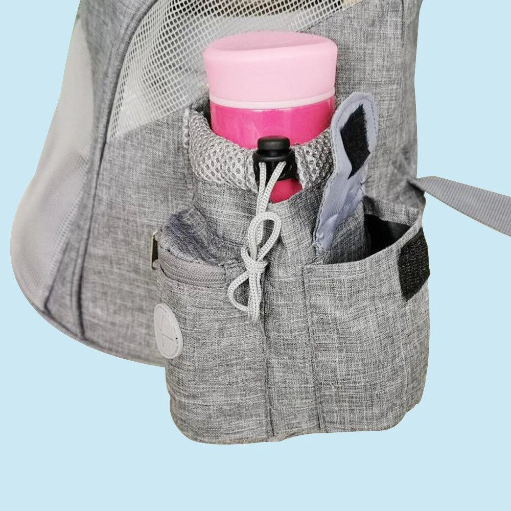 Breathable Cat Carrier Backpack with Adjustable Straps, Spacious Interior, and Reinforced Bottom for Comfortable Travel