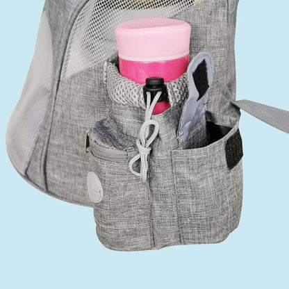Breathable Cat Carrier Backpack with Adjustable Straps, Spacious Interior, and Reinforced Bottom for Comfortable Travel