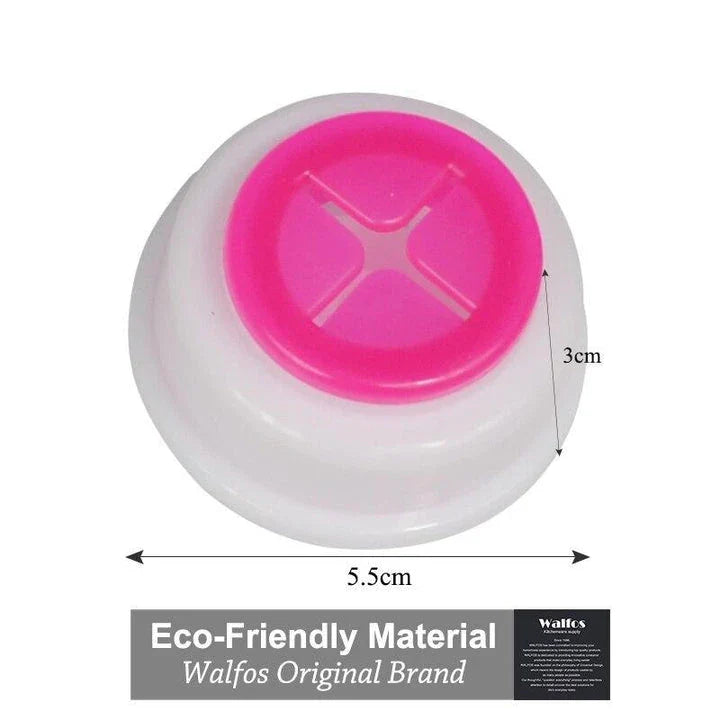 Compact Adhesive Towel Holder in Pink for Bathroom or Kitchen Organization