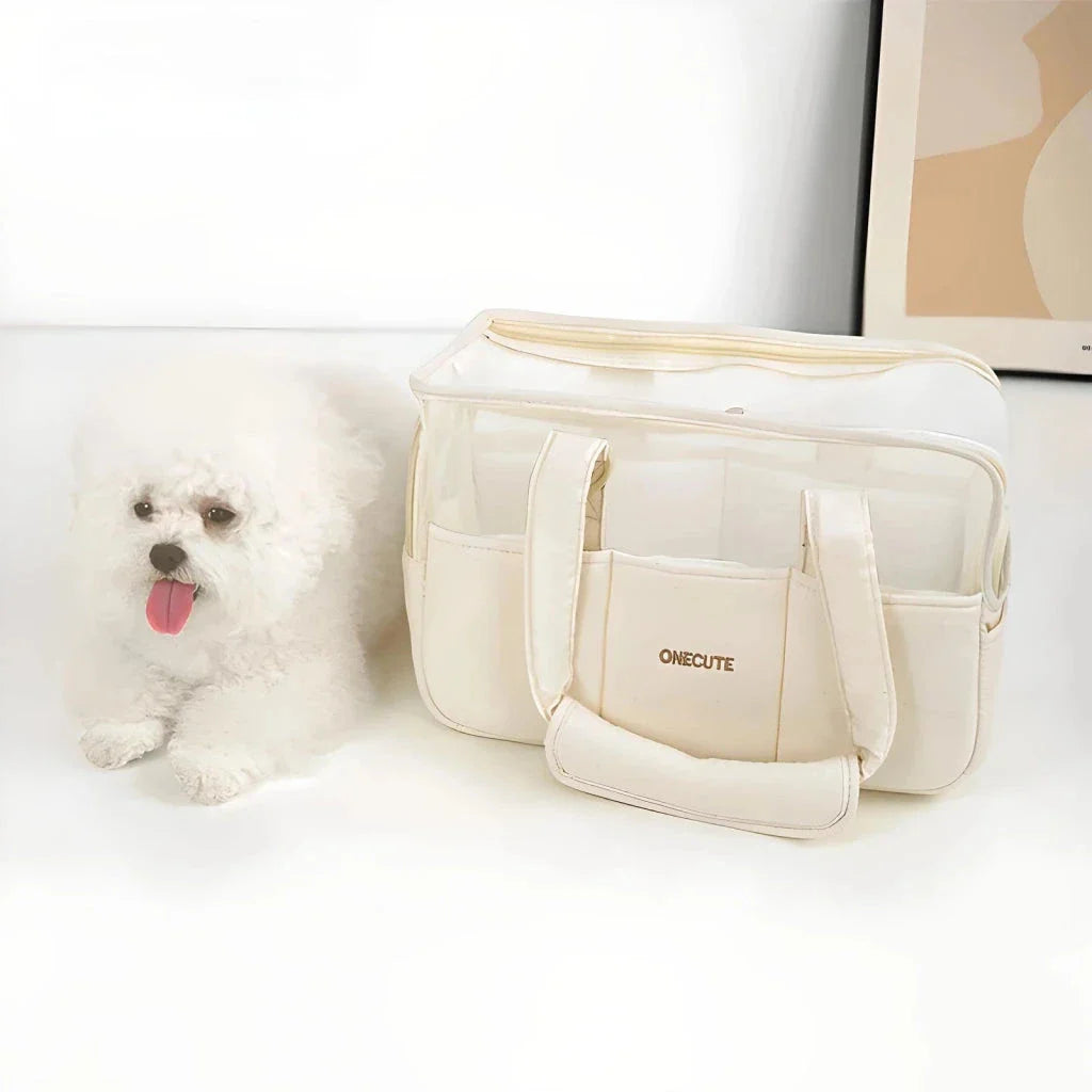 Breathable pet travel backpack for small dogs, designed for comfortable and hands-free outdoor adventures