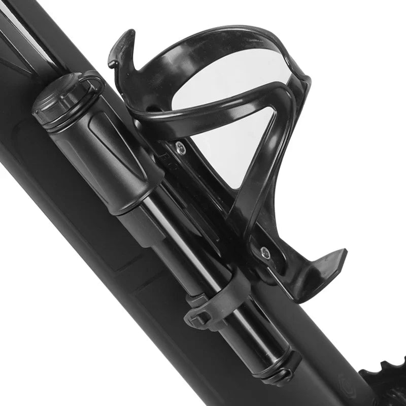 Compact and powerful air pump for inflating bicycle tires and basketballs up to 100 PSI