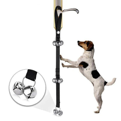 Premium Dog Training Doorbell with Adjustable Placement on Doorknob for Easy Potty Training