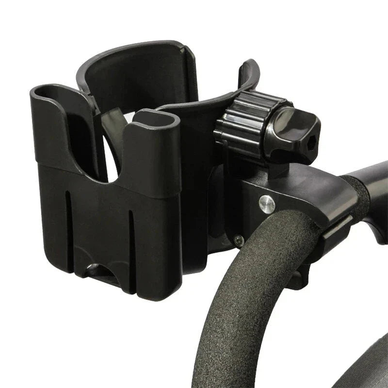 Cup Holder for Stroller - Securely holds drink and phone, universal fit for most strollers