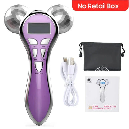 4D Microcurrent Face & Body Lifting Massager for skin tightening, wrinkle reduction, and body contouring