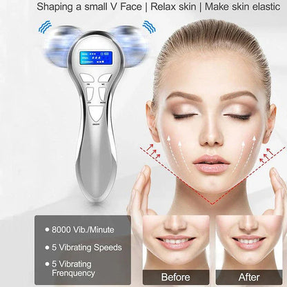 4D Microcurrent Face & Body Lifting Massager for skin tightening, wrinkle reduction, and body contouring