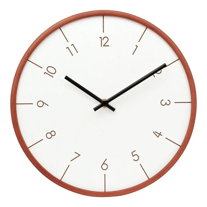 Elegant Decorative Wooden Wall Clock with a sleek, modern design and mute quartz movement for quiet timekeeping