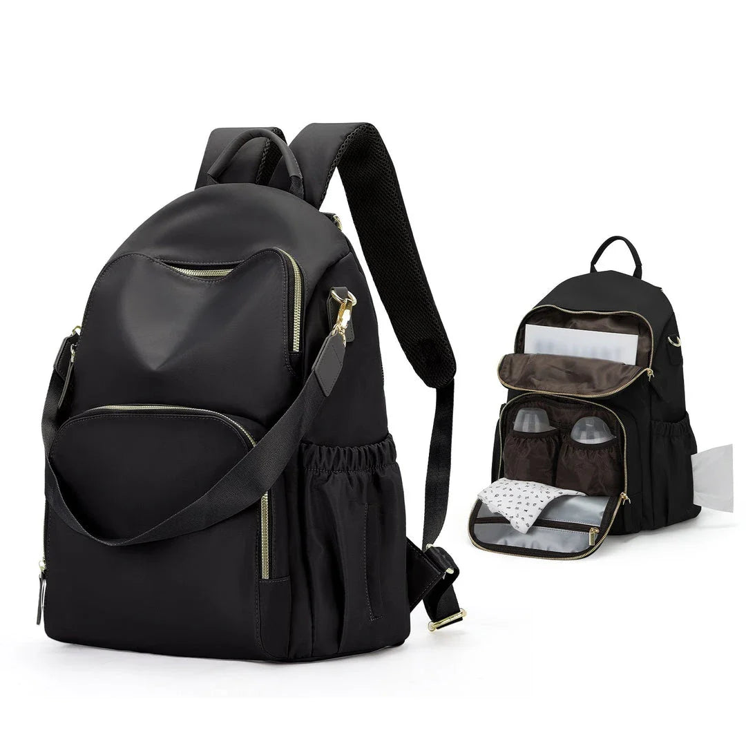 Premium Diaper Bag Backpack with Spacious Main Compartment, Insulated Bottle Pockets, and Comfortable Straps