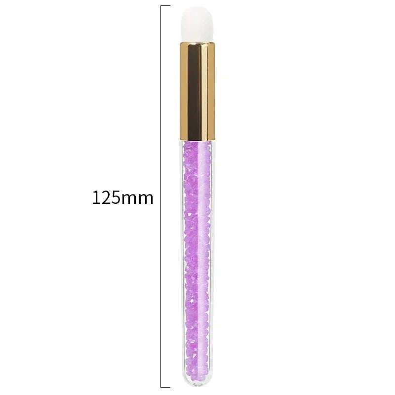 Multipurpose Crystal Eyelash and Nose Cleansing Brush - Soft, Dense Bristles for Gentle Deep Cleaning