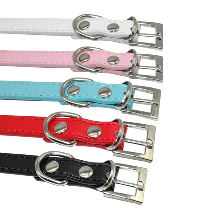 Dazzling Crystal Dog Collar made with premium leather and sparkling crystals, designed to elevate your pup's style