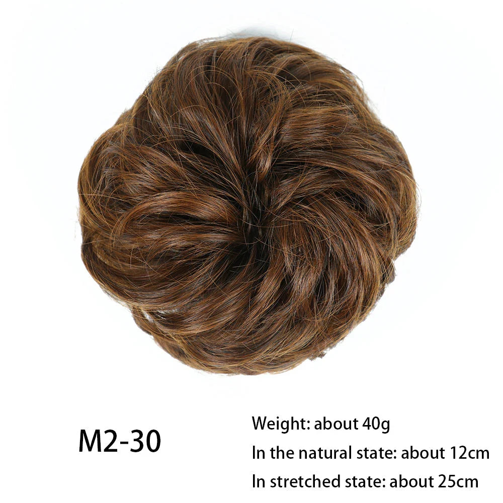 Messy Chignon Donut Hair Bun Pad - Effortless Elegance Hair Accessory for Stylish Buns