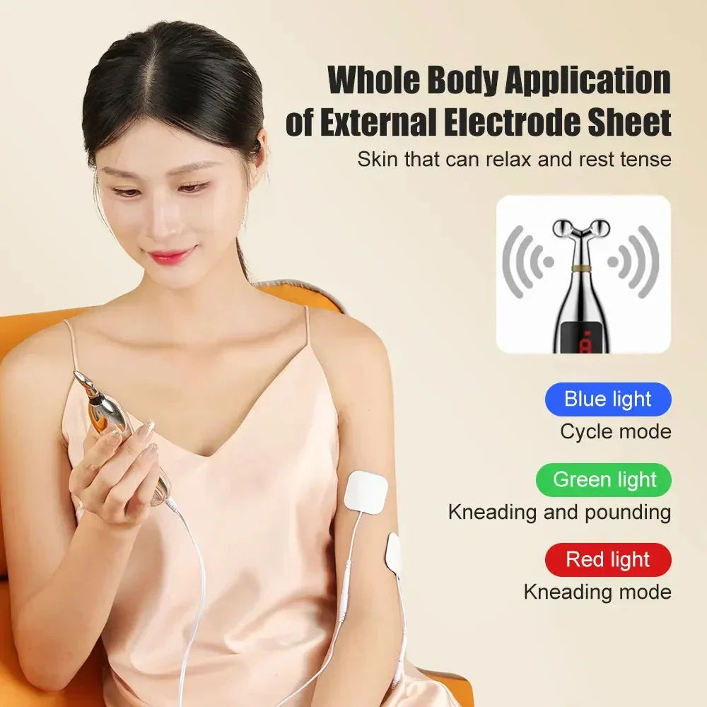 Electronic Acupuncture Massage Pen with adjustable intensity levels and multiple massage modes for targeted pain relief and muscle relaxation