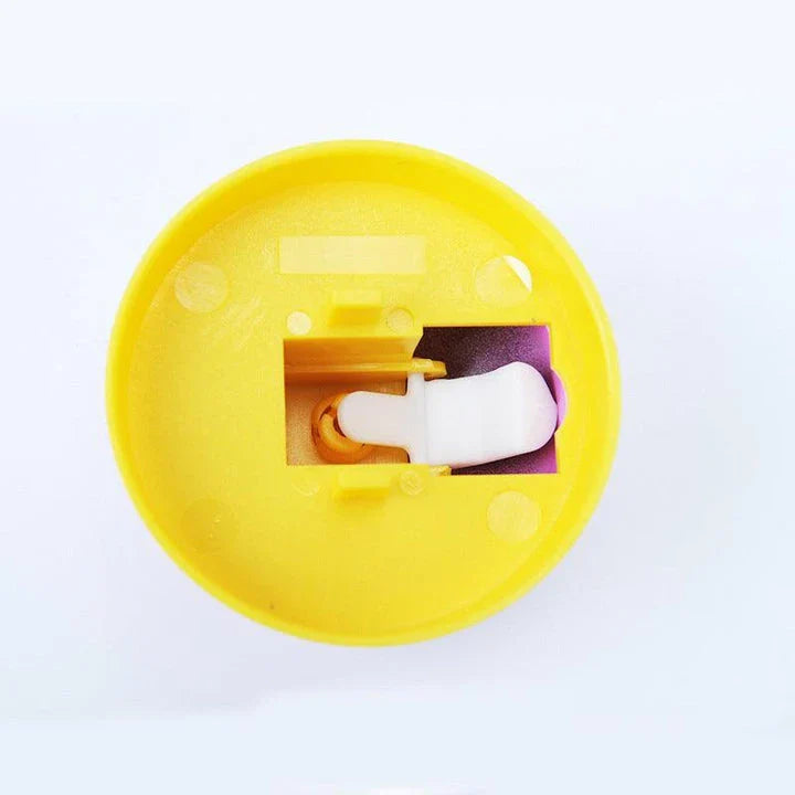 Premium interactive dog training toy with vibrant colors, durable metal and plastic construction, and engaging puzzle design