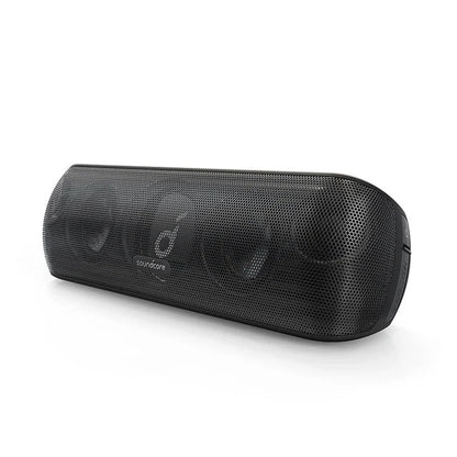 30W Hi-Res Motion+ Bluetooth Speaker with extended bass, treble, and wireless stereo pairing capabilities