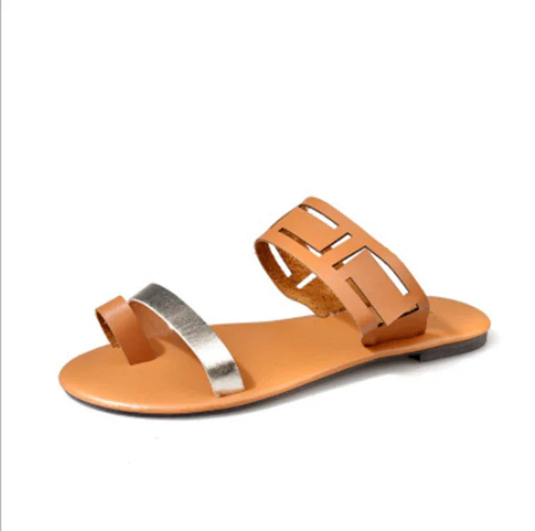 Hhomeenjoy Comfortable Set-Toe Flat Sandals and Slippers for All-Day Wear