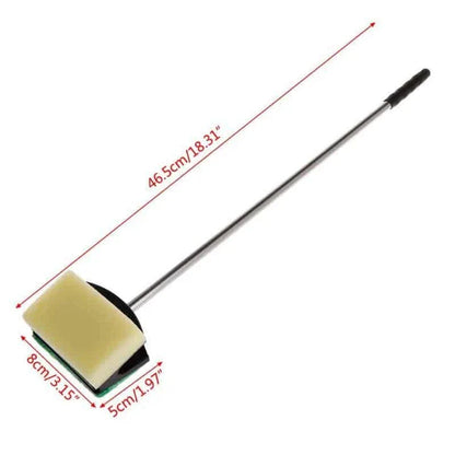 Cleaning Brush with Double Face Sponge made of stainless steel and sponge, perfect for versatile household cleaning tasks