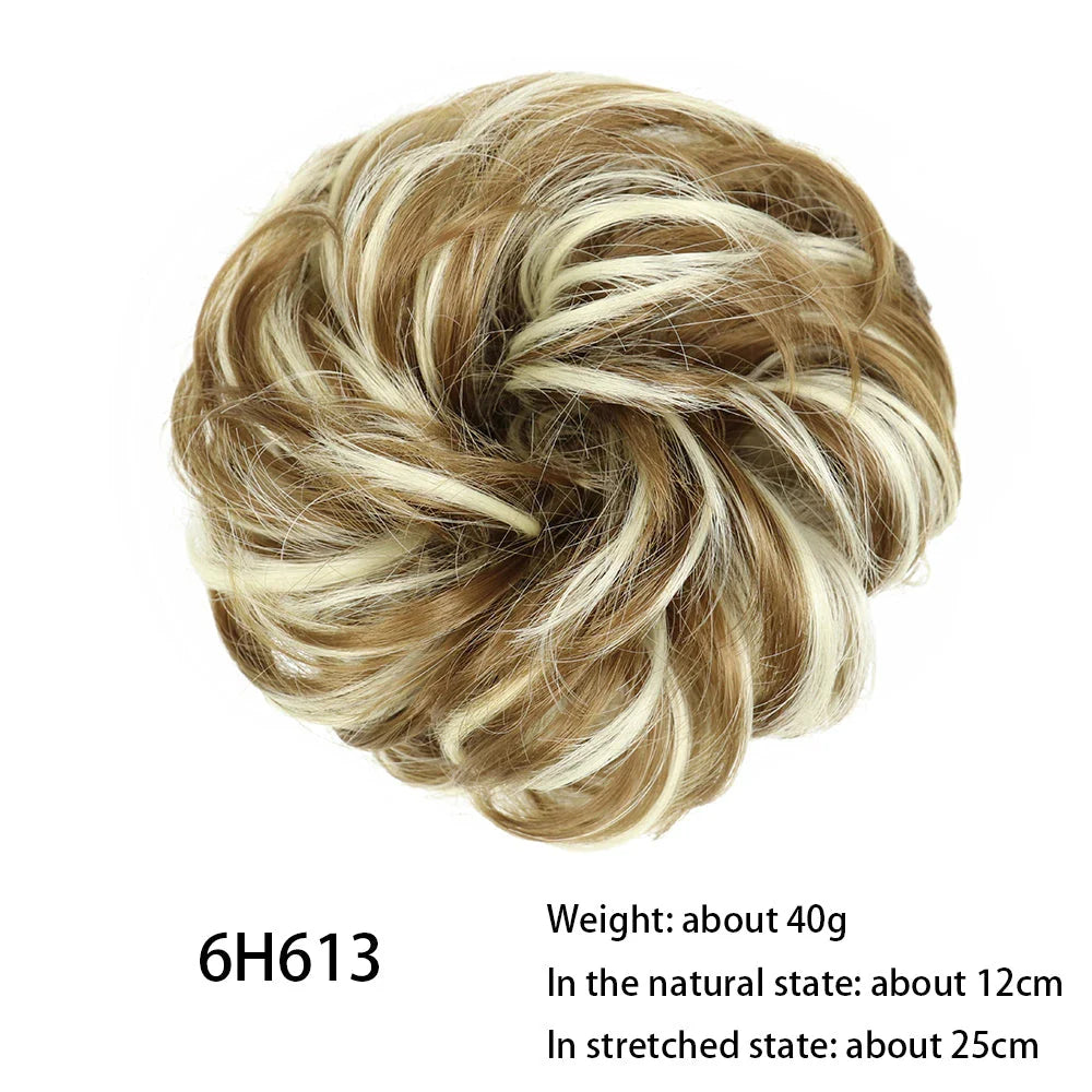 Messy Chignon Donut Hair Bun Pad - Effortless Elegance Hair Accessory for Stylish Buns