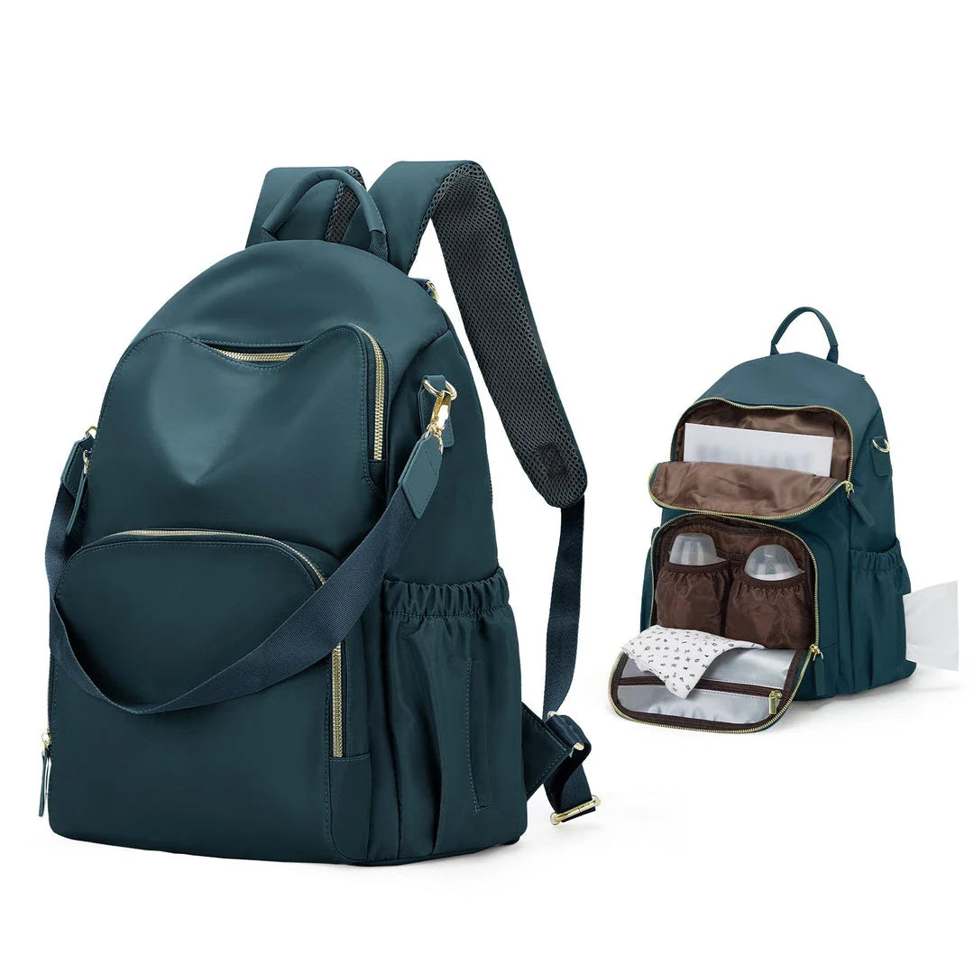 Premium Diaper Bag Backpack with Spacious Main Compartment, Insulated Bottle Pockets, and Comfortable Straps
