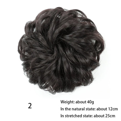 Messy Chignon Donut Hair Bun Pad - Effortless Elegance Hair Accessory for Stylish Buns