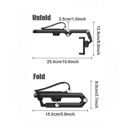 360-degree adjustable rearview mirror car phone mount with universal fit for smartphones