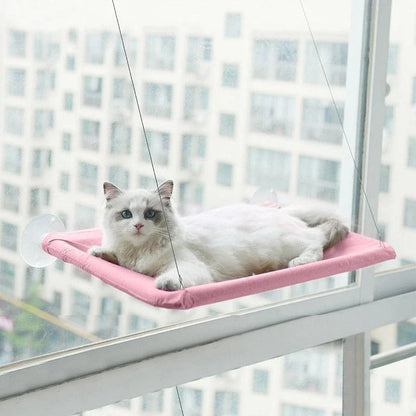 Cozy cat hammock in various colors, including green, khaki, purple, blue, and more, with and without cushions