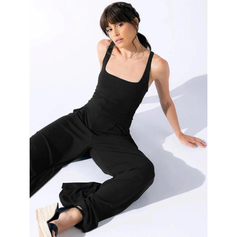 Hhomeenjoy Chic Sleeveless Jumpsuit for Effortless Summer Style