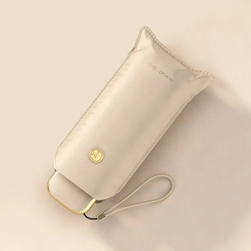 Chic and compact portable sun and rain umbrella in various colors, ideal for travel and outdoor events