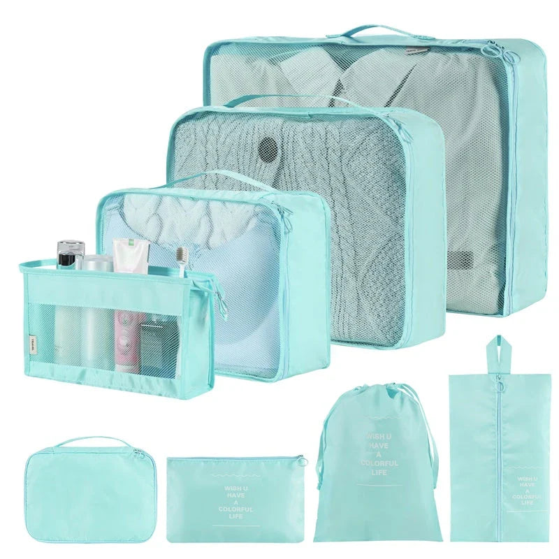 Stylish and practical home storage bags in various solid colors, designed to neatly organize your closets, shelves, and living spaces.